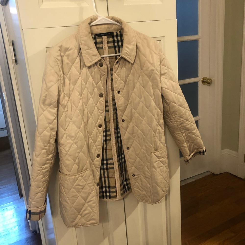 Burberry London quilted jacket beige